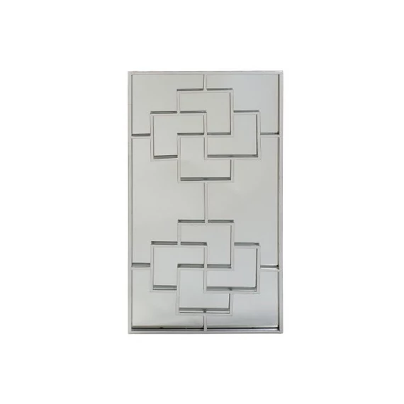 Tükör fém, üveg 50,6x2,5x102 cm ezüst