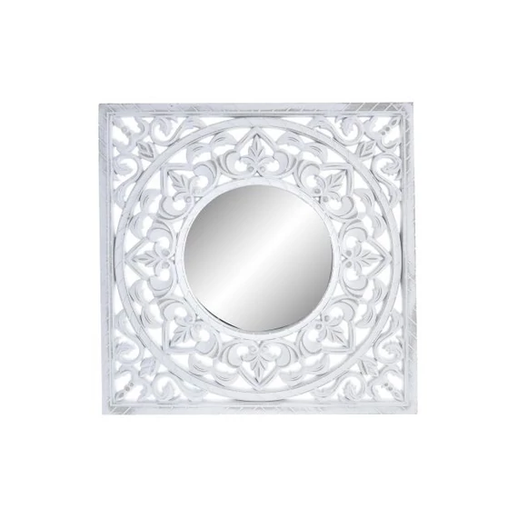 Tükör Mandala mdf 50x1,5x50 cm fehér