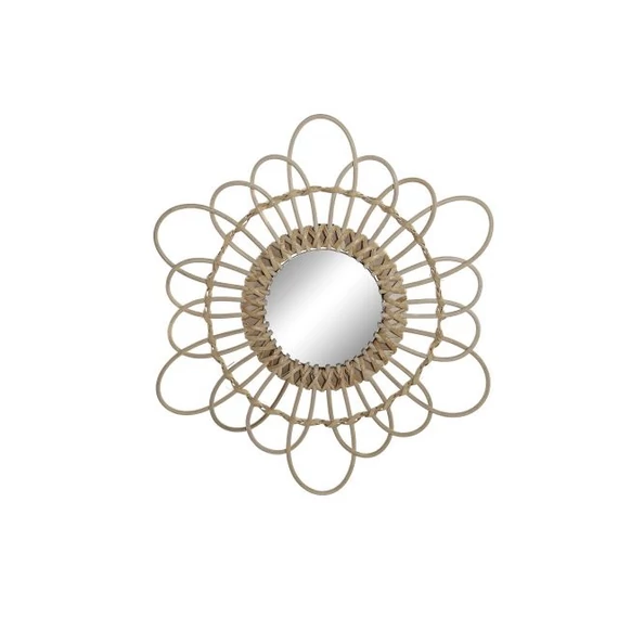 Tükör rattan, üveg 30x1,5x34 cm natúr