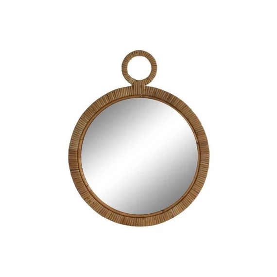 Tükör rattan, üveg 40x2x51 cm barna