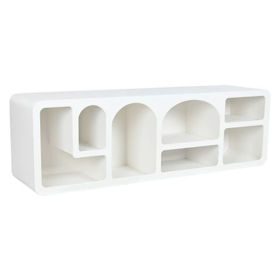 Tv-s szekrény lucfenyő, mdf 160x40x50 cm fehér