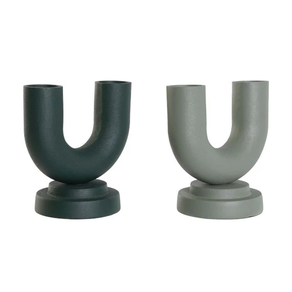 Váza alumínium 18x13x19 cm türkizzöld, mohazöld 2 féle