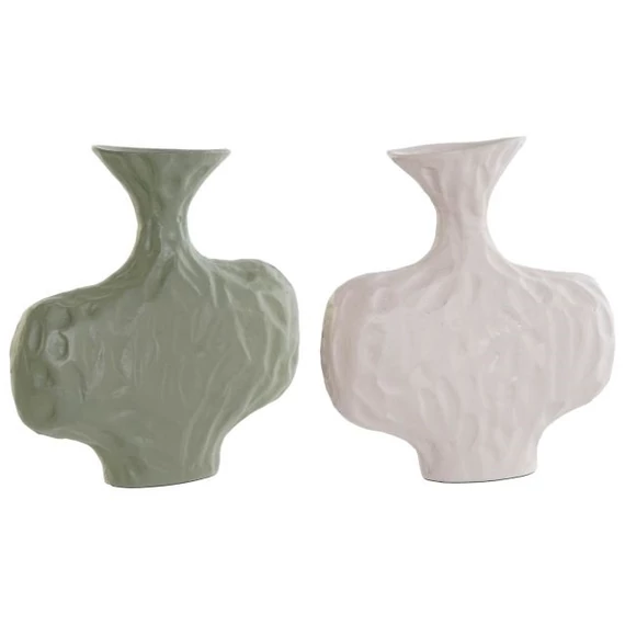 Váza alumínium 20x6x21 cm menta, fehér 2 féle
