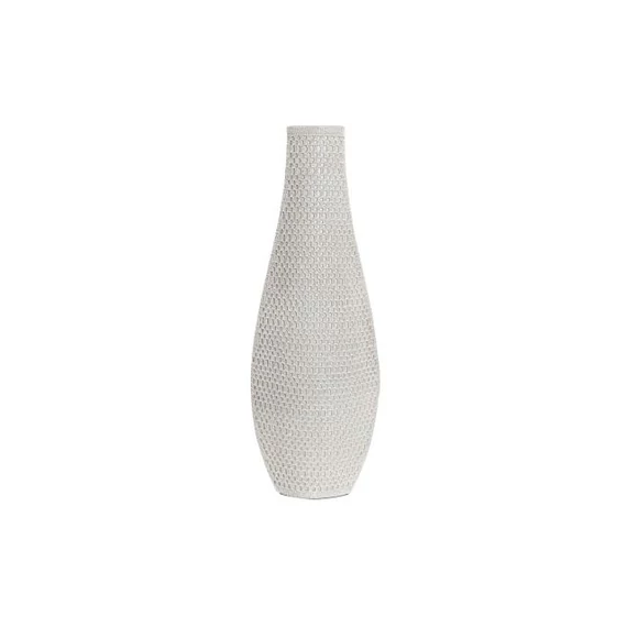 Váza poly 20x10x57 cm fehér