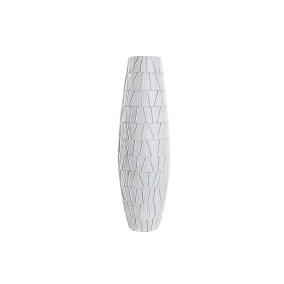 Váza poly 20x20x67 cm fehér