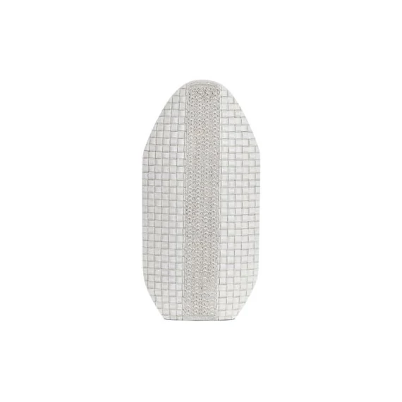 Váza poly 25x10x51 cm fehér