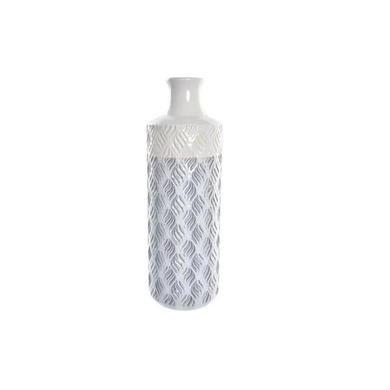 Váza porcelán 15x15x46 cm színes, kék