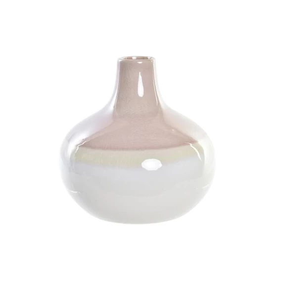 Váza porcelán 16x16x16 cm színes, pink