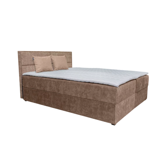 ARAMIS bézs boxspring ágy