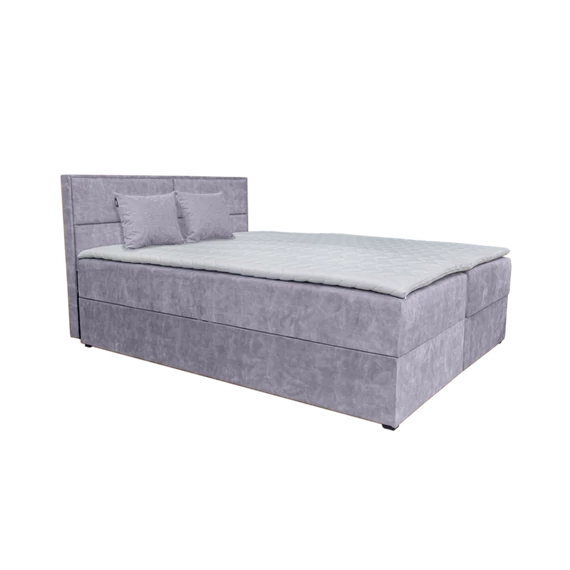 ARAMIS középszürke boxspring ágy