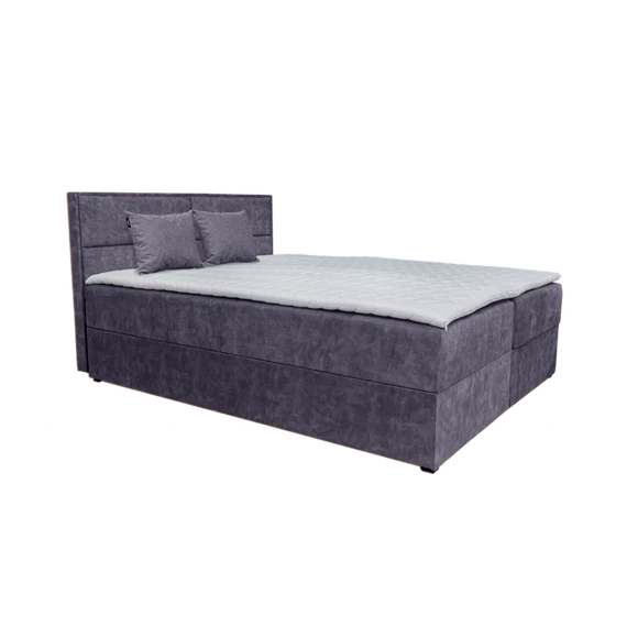 ARAMIS sötétszürke boxspring ágy