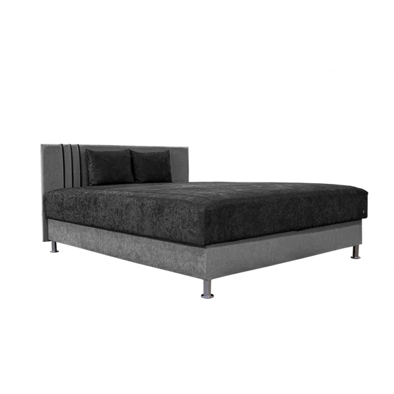 DRAGON szivacsos sötétszürke-szürke franciaágy