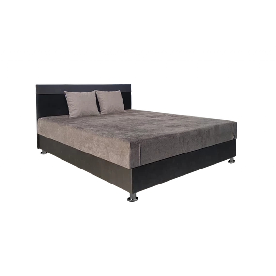 DUSÁN rugós szürke-szürke franciaágy