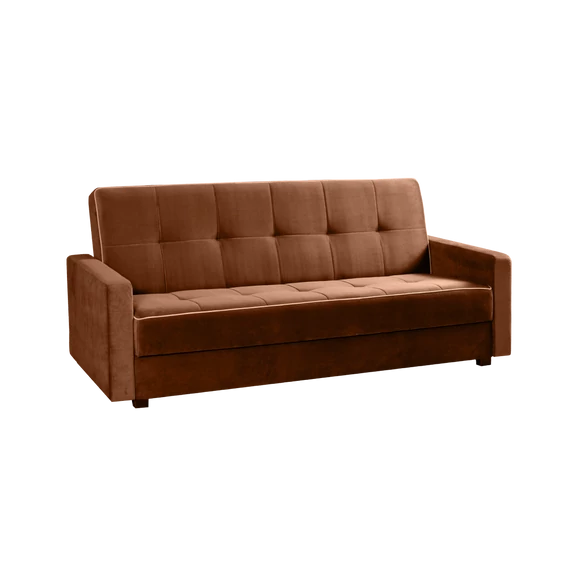 LED sötétnarancs kanapé