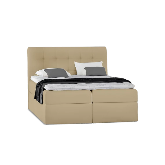 TYP50 bézs boxspring ágy