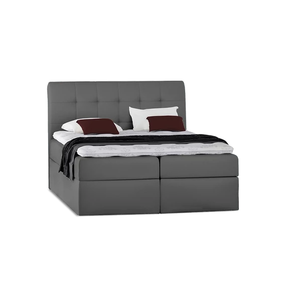 TYP50 sötétszürke boxspring ágy