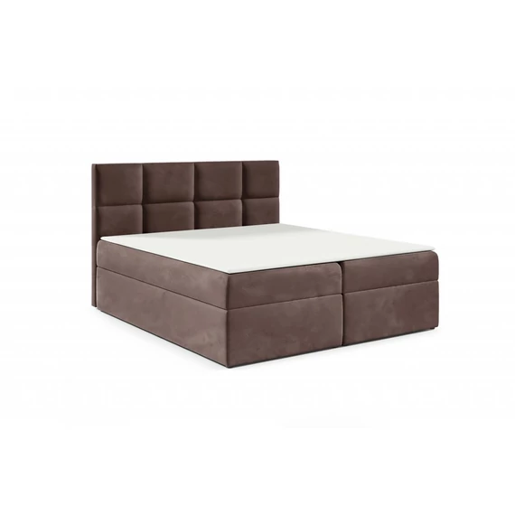 TYP57 sötétbarna boxspring ágy