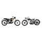 Dekoráció falra motor fém 65x4,5x32,5 cm fekete, bézs 2 féle