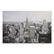 Kép csillámporos New York vászon, metál 150x3x100 cm színes