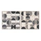 Kép modern 3D vászon, bőr 80x2,4x80 cm fekete, bézs 2 féle