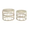 Kisasztal szett rattan 50x50x41,5 cm barna S/2