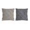 Párna rombusz pamut 45x15x45 cm kék, szürke 2 féle