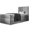 ST7 világosszürke boxspring ágy