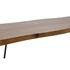 Kép 5/6 - Asztal akácfa, fém 160x46x46 cm világosbarna, fekete