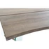 Kép 3/7 - Asztal mdf, üveg 180x90x76 cm barna, átlátszó