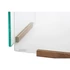 Kép 6/7 - Asztal mdf, üveg 180x90x76 cm barna, átlátszó