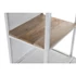 Kép 8/10 - Asztal motor fém, mangófa 116x72x110 cm fehér, barna