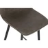 Kép 3/7 - Bárszék fém, poliuretán 56x49x110 cm sötétbarna, fekete