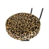 Kép 3/7 - Bárszék leopárd fém, bőr 42x48x116 cm fekete, barna