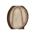Kép 4/8 - Bárszék szilfa, rattan, bársony 43x43x108 cm sötétbarna, zöld