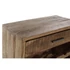 Kép 3/8 - Bortartó akácfa, fém 60x32x107 cm barna, fekete
