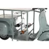 Kép 5/10 - Bortartó motor fém, mangófa 190x66x105 cm menta, barna