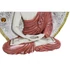 Kép 4/4 - Dekoráció falra Buddha poly 19,3x3,7x27,3 cm színes 3 féle