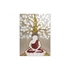 Kép 2/6 - Dekoráció falra Buddha selyemfényű, poly 70x4x100 cm bézs, arany