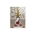Kép 3/6 - Dekoráció falra Buddha selyemfényű, poly 70x4x100 cm bézs, arany