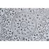 Kép 4/4 - Dekoráció falra Mandala fém 60x2x60 cm szürke, fehér 2 féle