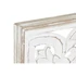 Kép 3/4 - Dekoráció falra Mandala mdf 120,5x2x121,5 cm fehér, natúr