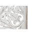 Kép 4/4 - Dekoráció falra Mandala mdf 120,5x2x121,5 cm fehér, natúr