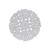 Kép 2/4 - Dekoráció falra Mandala mdf 40x2x40 cm fehér