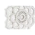 Kép 3/4 - Dekoráció falra Mandala mdf 40x2x40 cm fehér 2 féle