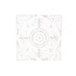 Kép 2/5 - Dekoráció falra Mandala mdf 60x2x60 cm fehér