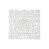 Kép 2/4 - Dekoráció falra Mandala mdf 90x4x90 cm fehér