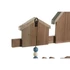 Kép 4/4 - Dekoráció falra WELCOME mdf, fenyő 60x2,5x34 cm kék