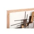 Kép 3/3 - Dekoráció falra absztrakt nyírfa, fém 120x40x5,5 cm színes, arany 2 féle