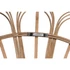 Kép 5/5 - Dekoráció falra bambusz, mdf 73x1,5x73 cm barna, fehér