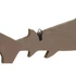 Kép 4/4 - Dekoráció falra cápa mdf, fém 62x2x22 cm kék